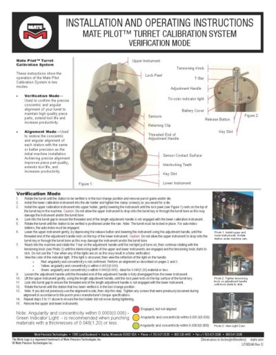 Pilot Calibration System Instructions