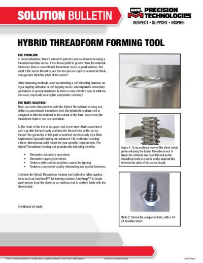 Hybrid Threadform