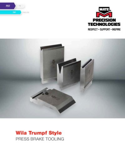 Wila Trumpf Style Press Brake Tooling Catalog